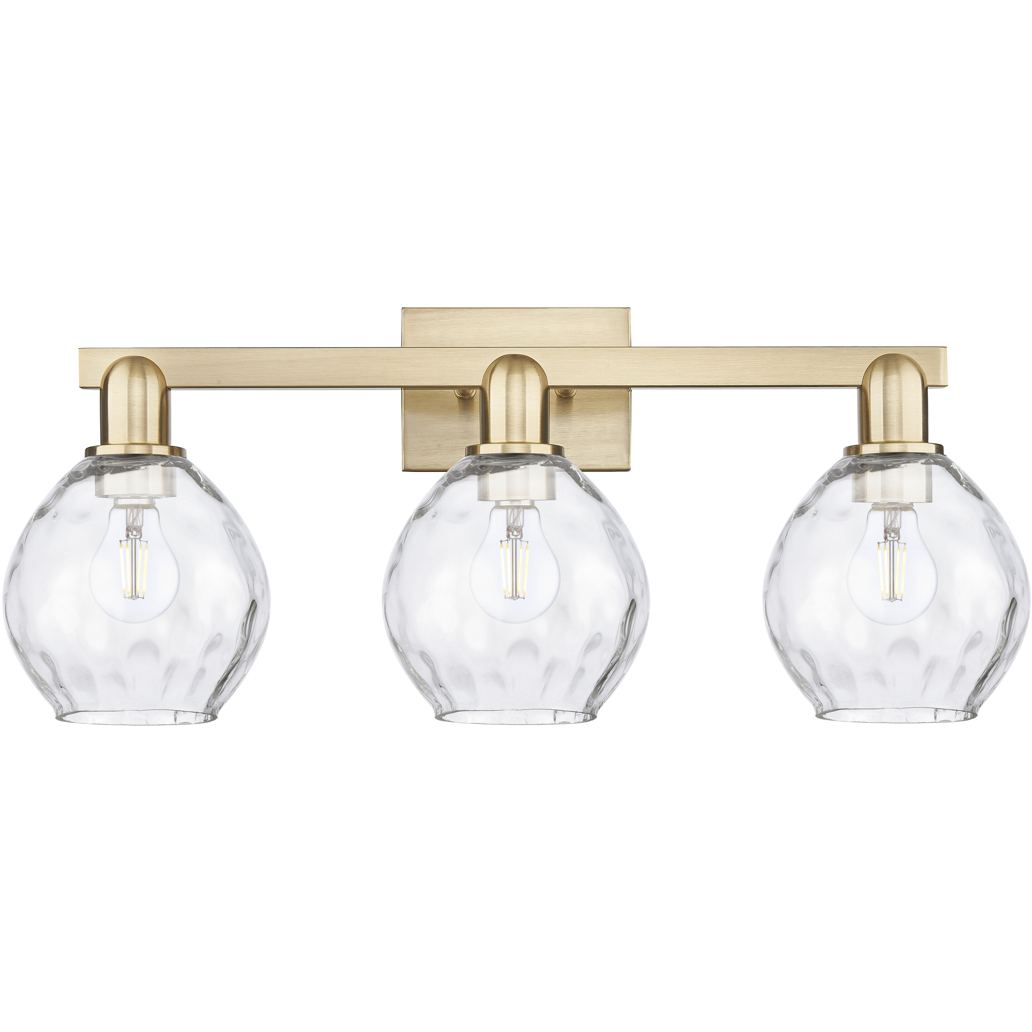 Arcadia Waverly 3 Light 25 inch Champagne Bronze Bath Vanity Light Wall Light