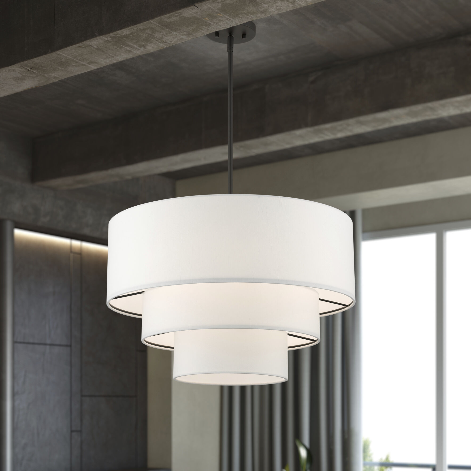 Carrington 4 Light 23 inch Bronze Pendant Chandelier Ceiling Light