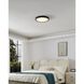 Argyle LED 16 inch Textured Black Flush Mount Ceiling Light
