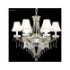 Dynasty Cast Brass 7 Light 25 inch Pewter Crystal Chandelier Ceiling Light