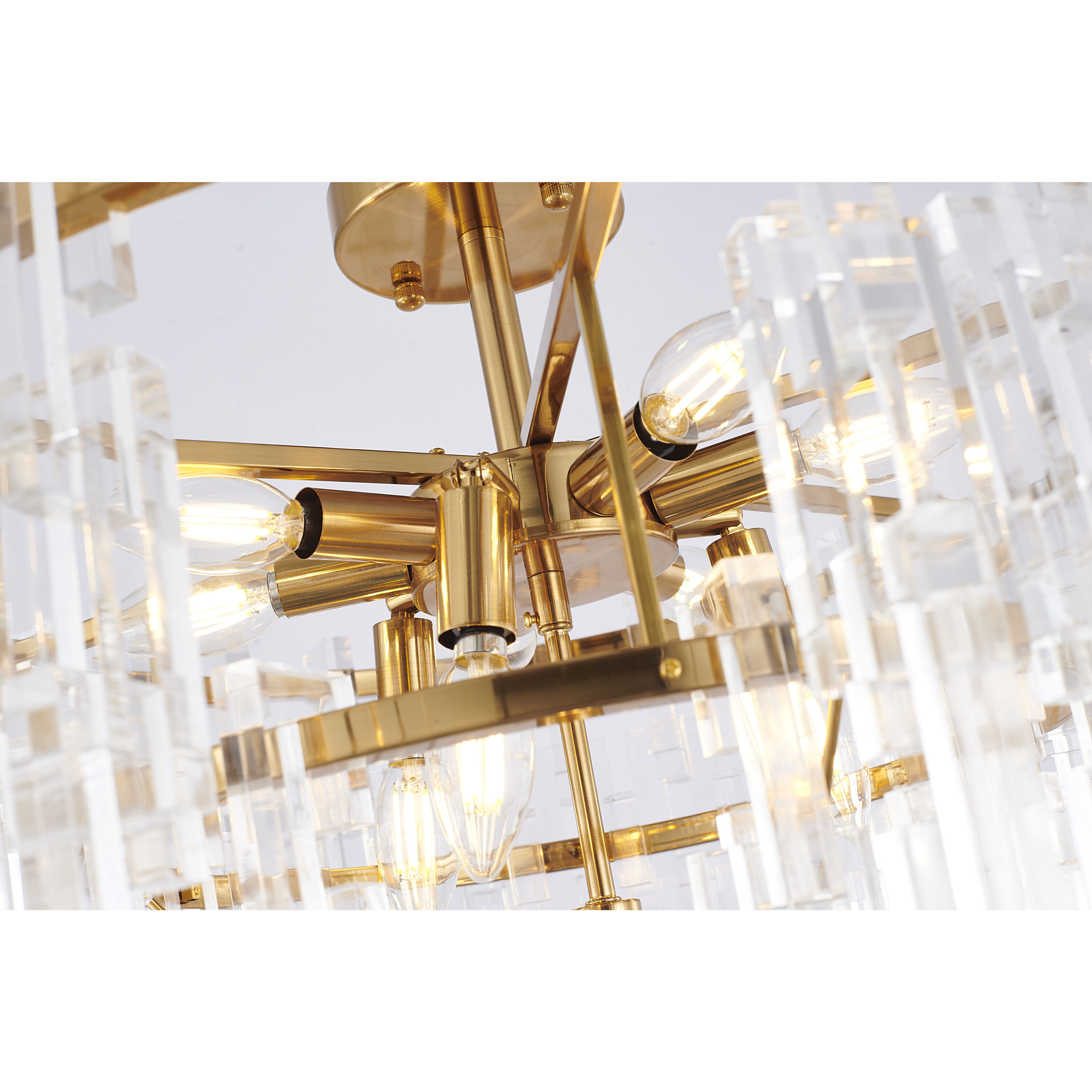 Canada 10 Light 24 inch Antique Bronze Chandelier Ceiling Light