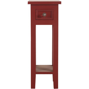 Sutter 27 X 10 inch Red Accent Table