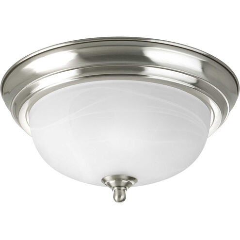 Adelmo 1 Light 11 inch Brushed Nickel Flush Mount Ceiling Light 