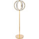 Canada 63 inch 30.00 watt Gold LED Floor Lamp Portable Light