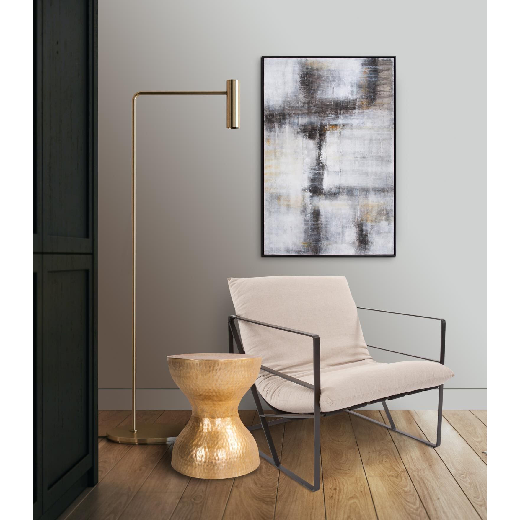 Ladue Natural/Black Chair