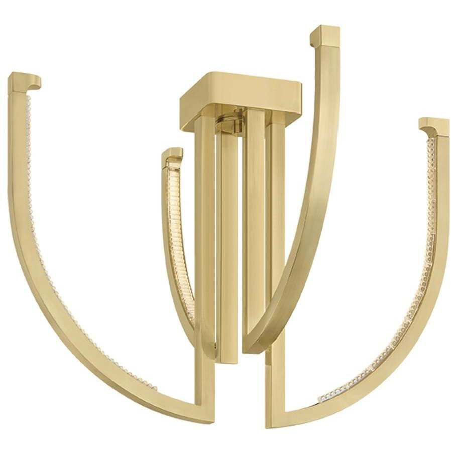 Frankfurt 4 Light 24.25 inch Vintage Brass Chandelier Ceiling Light