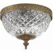 Radley 2 Light 8 inch Olde Brass Flush Ceiling Light