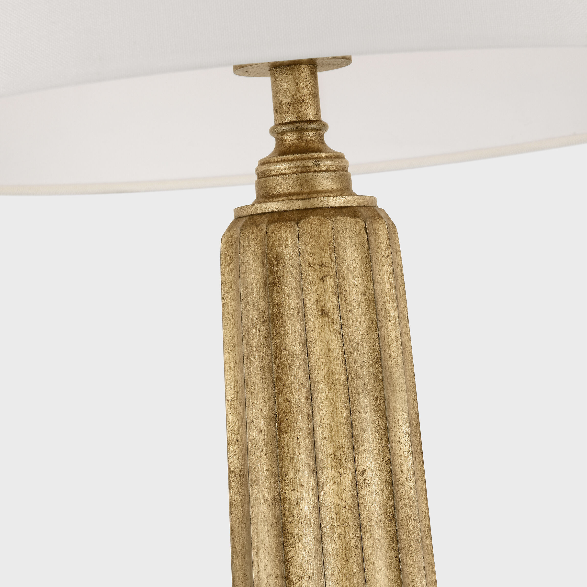 Chapman & Myers Fluted Spire 32.25 inch 5.00 watt Gilded Iron Cordless Table Lamp Portable Light, Large