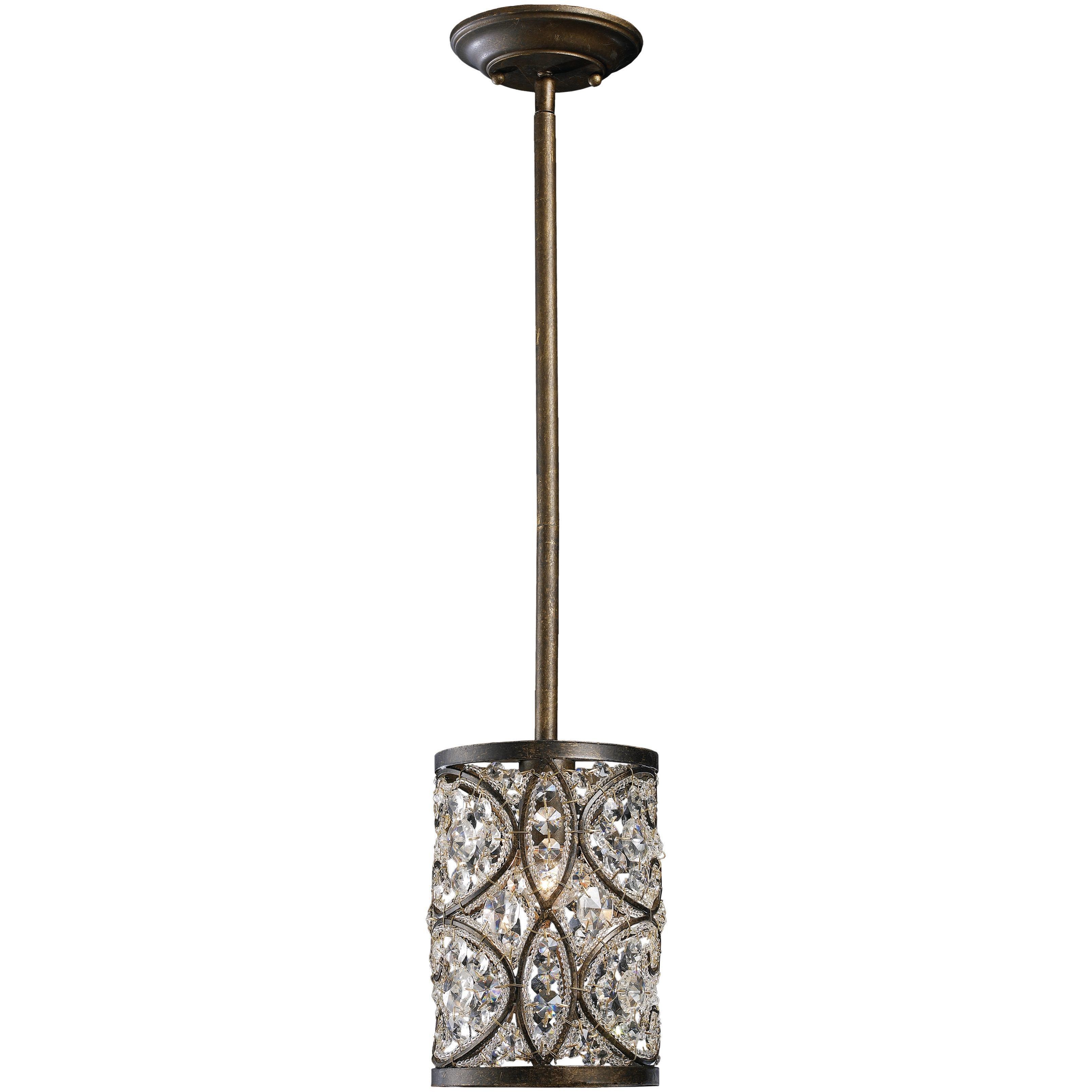 Amherst 1 Light 6 inch Antique Bronze Mini Pendant Ceiling Light