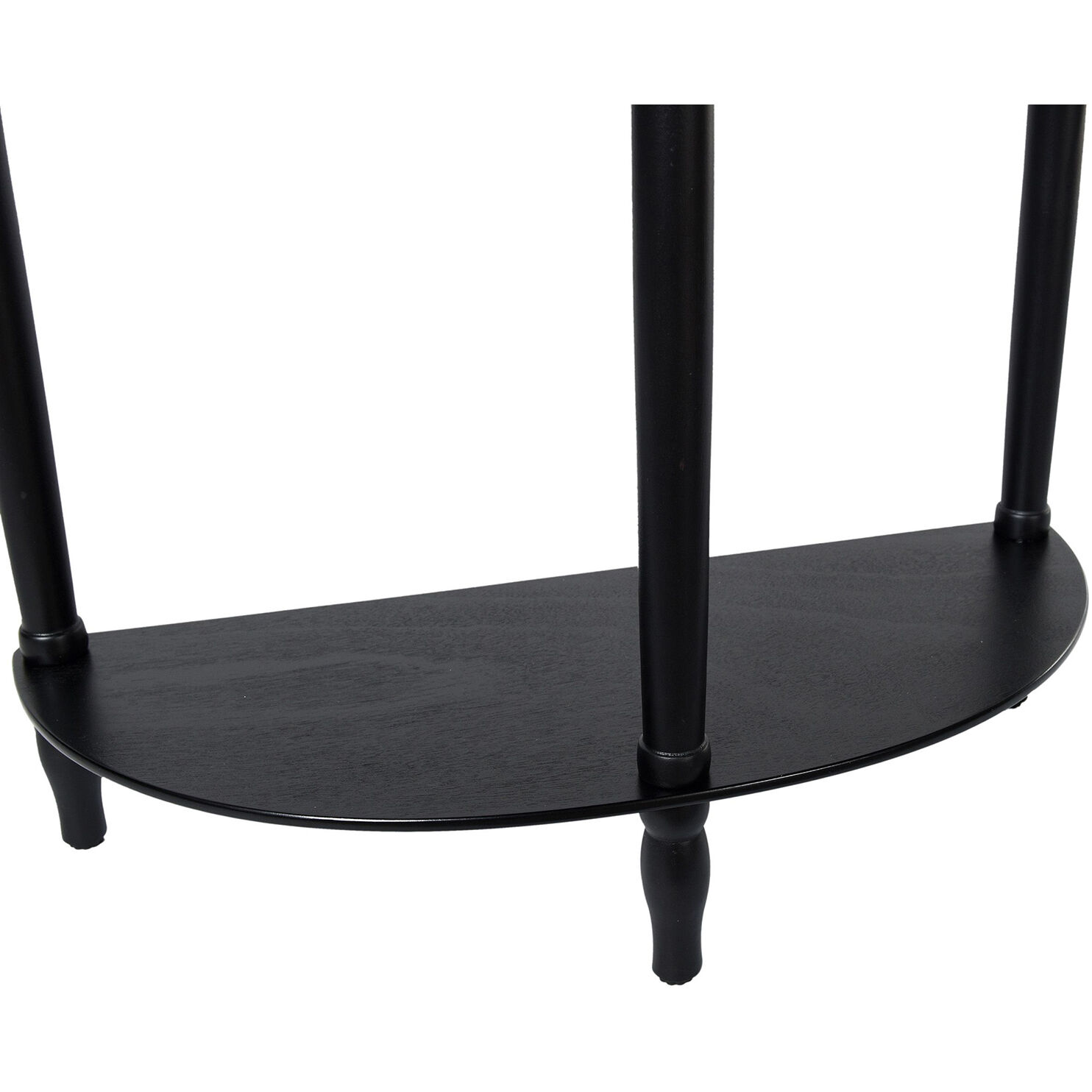 Asher 28.25 X 11.8 inch Black Console Table