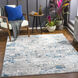 Enfield 84 X 63 inch Teal Rug in 5 x 8, Rectangle