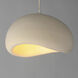 Moeraki LED 19 inch Oyster Single Pendant Ceiling Light