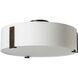 Impressions 3 Light 18.4 inch Dark Smoke Semi-Flush Ceiling Light, Large