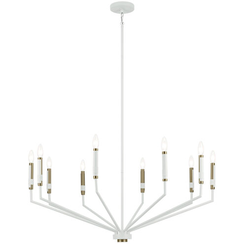 Armand 10 Light White Chandelier Ceiling Light
