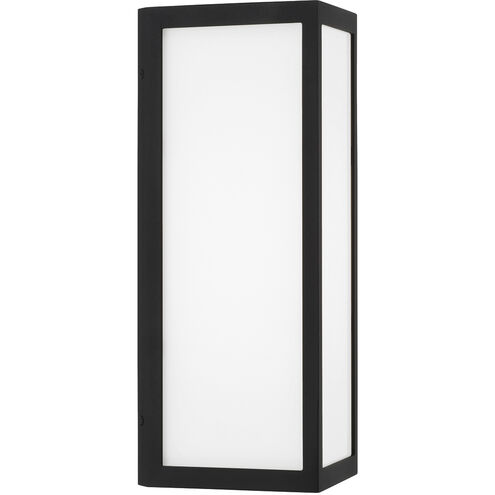 Irvin LED 15.25 inch Black Outdoor Wall Lantern