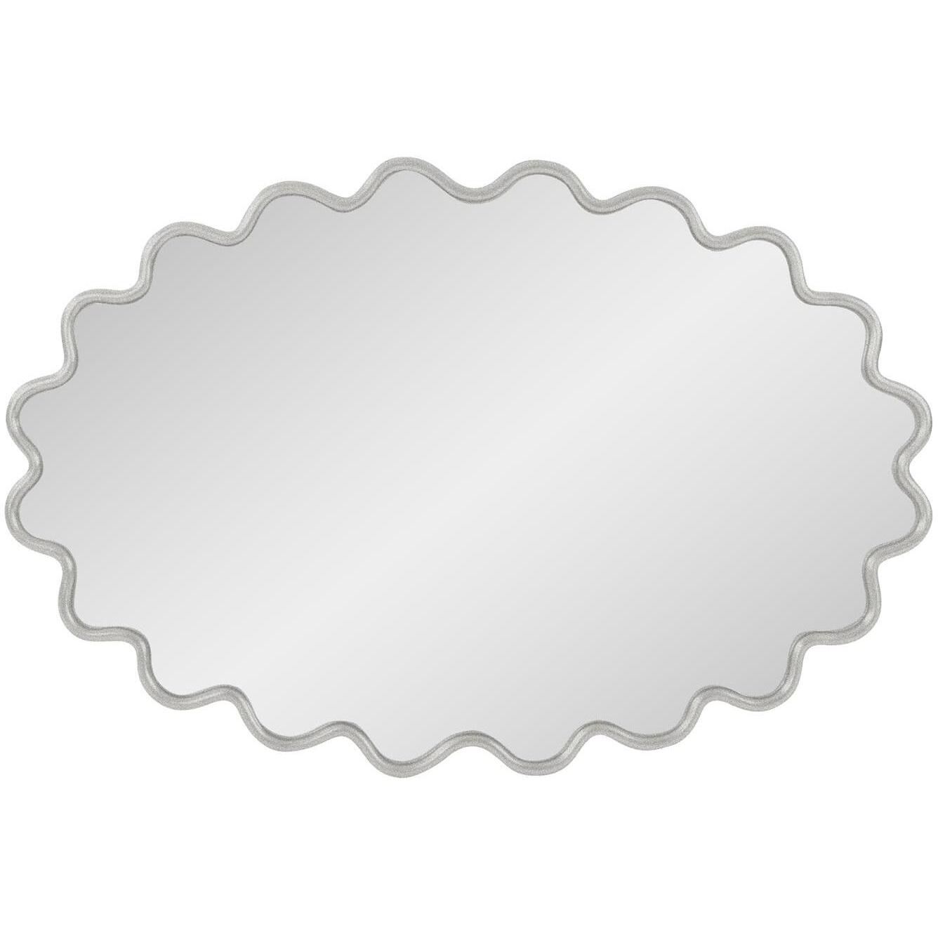 Cloud 36 X 24 inch Nickel Mirror