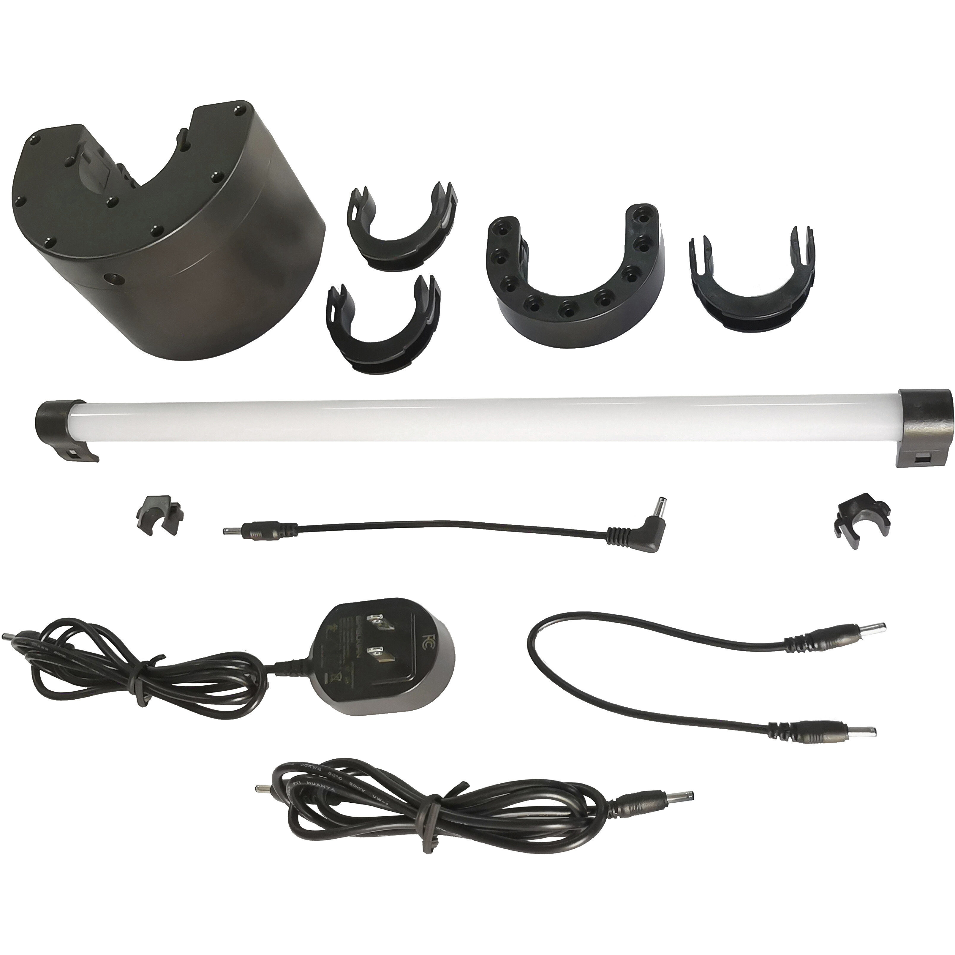 Bejamin 1.34 inch 12 watt Flat Black Umbrella Light Set