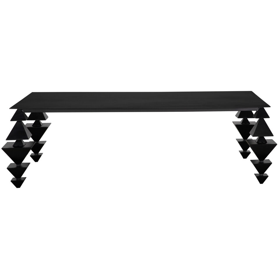 Sagrada 62 X 34 inch Matte Black Coffee Table