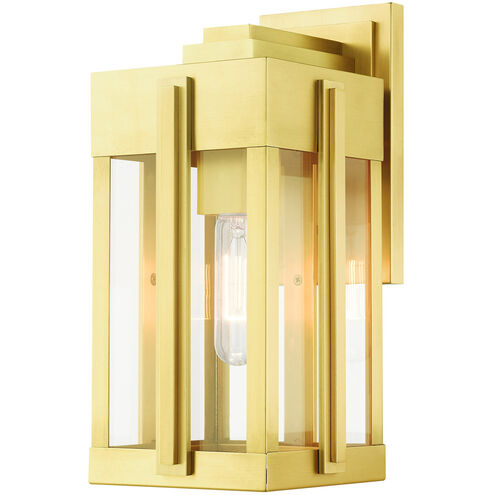 Lexington 1 Light 13 inch Natural Brass Outdoor Wall Lantern