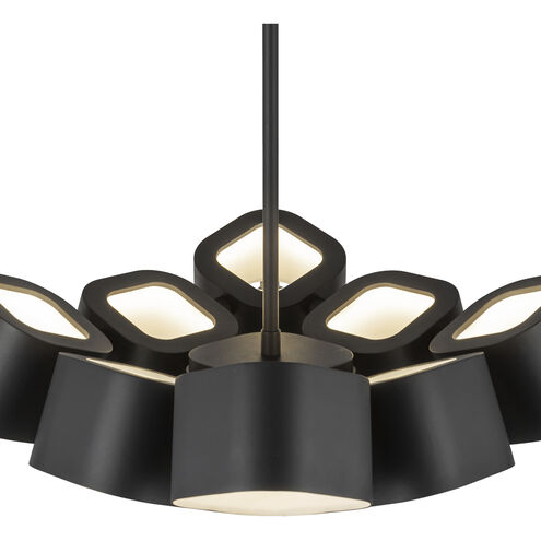Arena LED 17.63 inch Black Chandelier Ceiling Light
