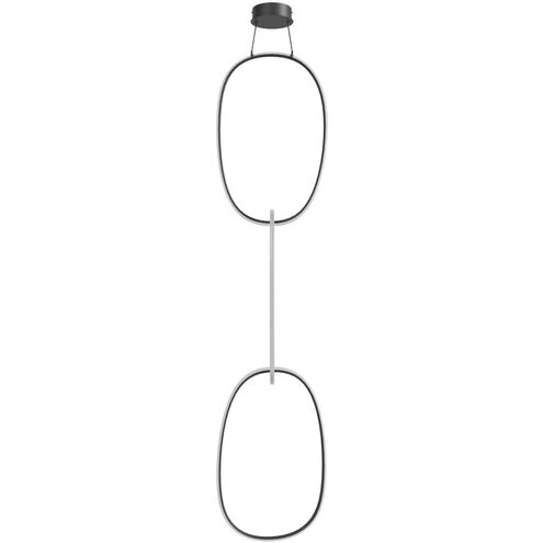 Circa LED 26 inch Black Pendant Ceiling Light