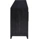Sunset Harbor 68 X 18 inch Checkmate Black with Black Credenza