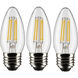 Lumos LED Medium Medium 4.00 watt 2700K LED Filament