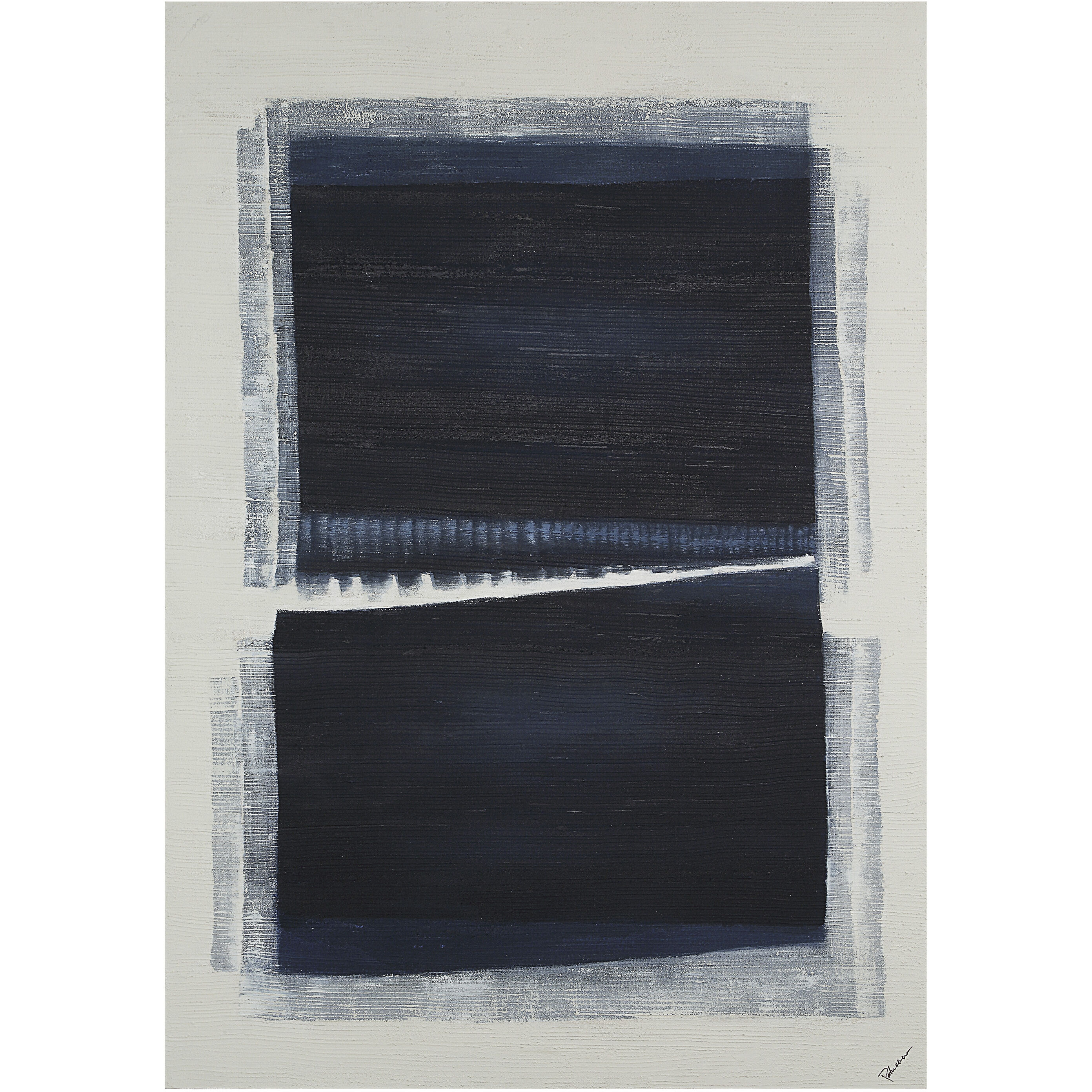 Ibiza Blue/Beige Canvas Art