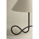 Fillea 18.5 inch 60.00 watt Forged Iron Table Lamp Portable Light