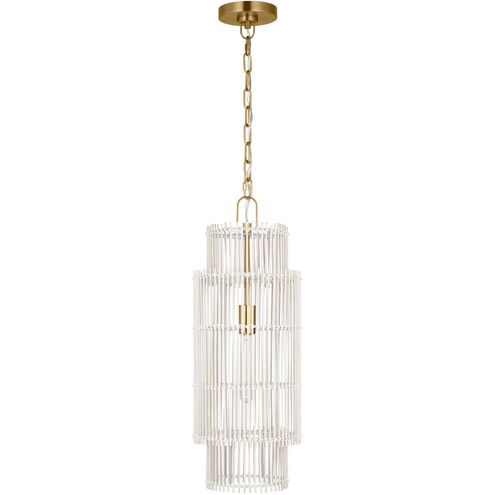 ED Ellen DeGeneres Elio 1 Light 10 inch Burnished Brass Hanging Shade Ceiling Light