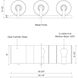 Bridgewater 3 Light 18.75 inch Chrome Bath Vanity Light Wall Light