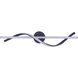 Pulse LED 30 inch Flat Black Vanity Light Wall Light
