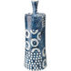 Block Print 12 X 4.75 inch Vases, Set of 4
