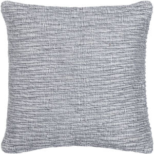 Elowyn 22 X 22 inch Light Slate/Black Accent Pillow