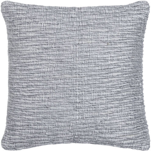 Elowyn 18 X 18 inch Light Slate/Black Accent Pillow