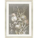 Delicate Bunch Beige and Gray and Neutral and White Framed Art
