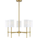 Traditional 5 Light 25.00 inch Chandelier