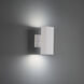 Cubix LED 9.42 inch White Outdoor Wall Lighting in 3000K, WAC Limited