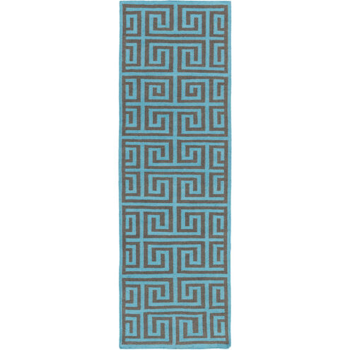 Lagoon 96 X 30 inch Denim, Charcoal Rug