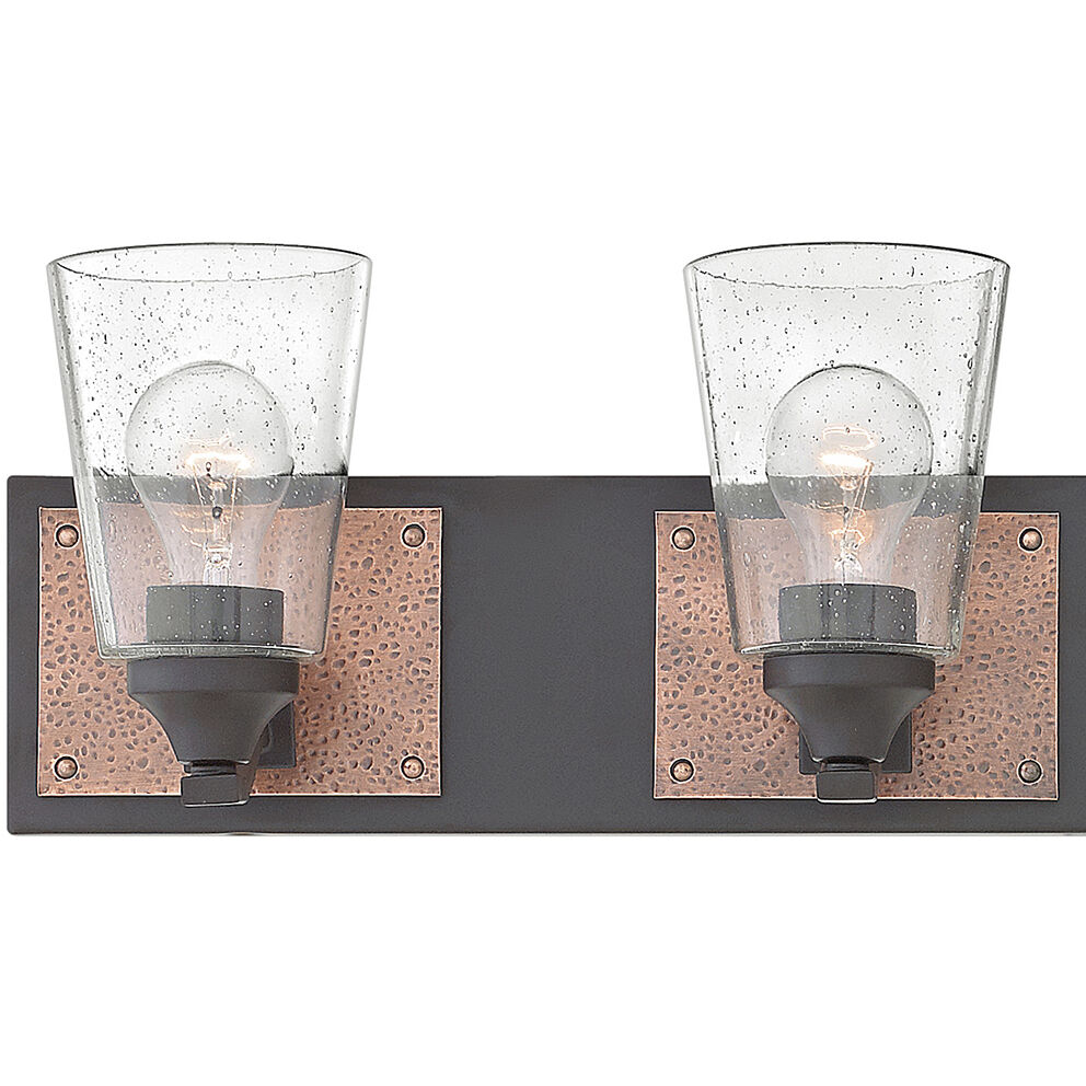 Jackson 4 Light 32.75 inch Buckeye Bronze with Antique Copper Vanity Light Wall Light