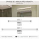 Phase 6.1 LED 36 inch Polished Chrome Linear Vanity Light Wall Light