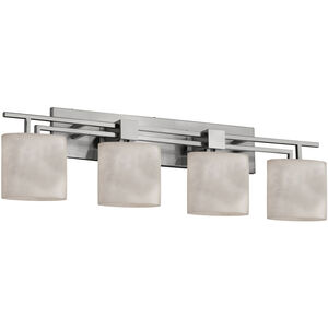 Clouds 4 Light 36.5 inch Brushed Nickel Bath Vanity Light Wall Light, Aero Family, Choices