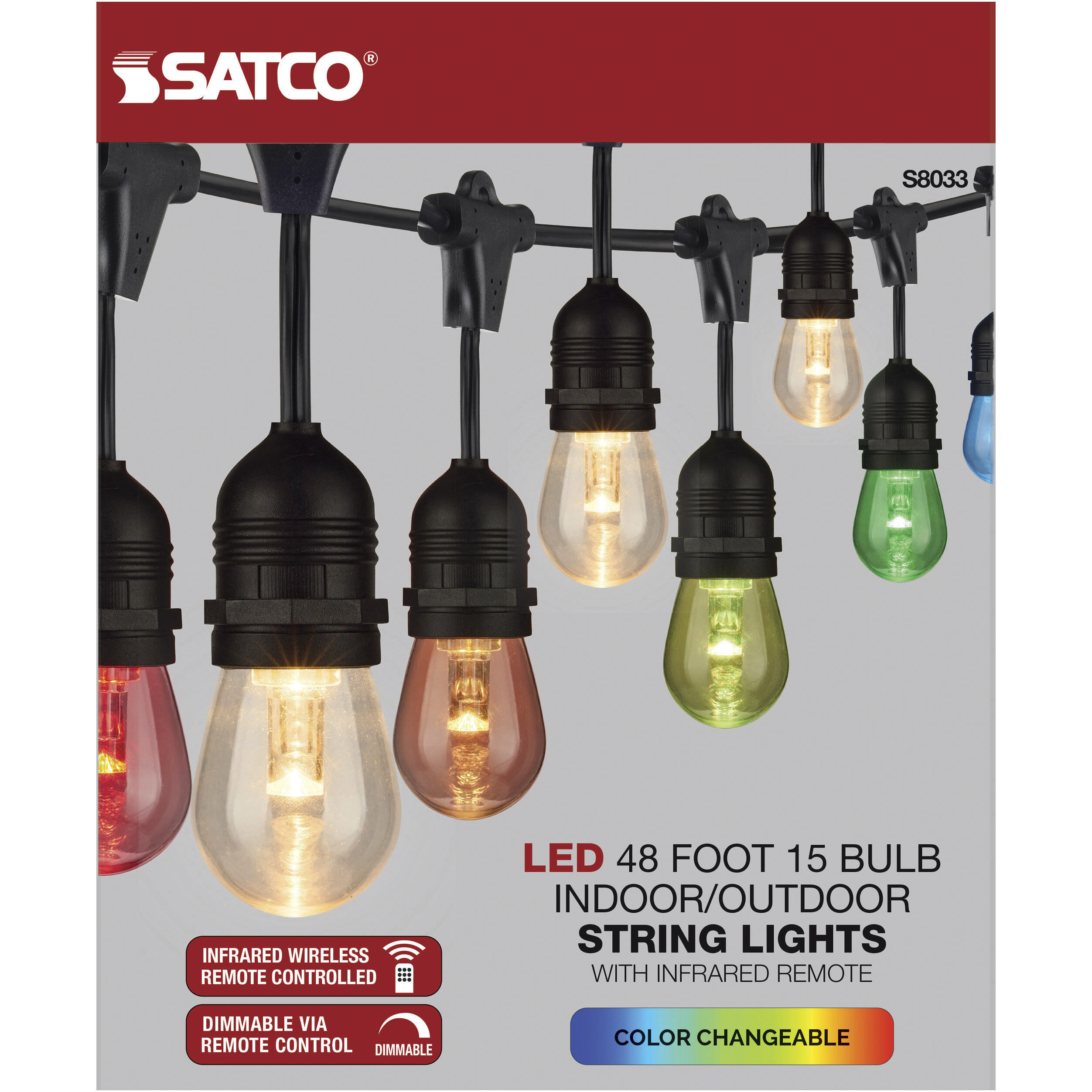 48 feet led string lights clearance