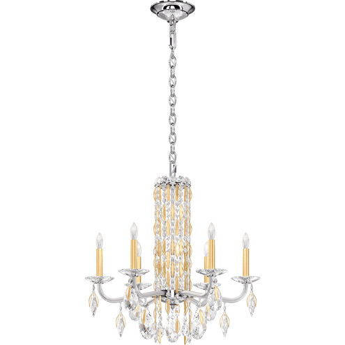 Siena 6 Light 24.5 inch Heirloom Gold Chandelier Ceiling Light in Heritage