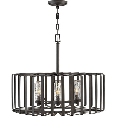 Open Air Reid 6 Light 28.25 inch Brushed Graphite Outdoor Hanging in Non-LED