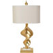 Summit 34 inch 150.00 watt Gold Leaf Table Lamp Portable Light