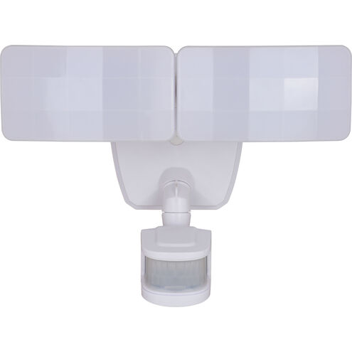 Zeta LED 8 inch White Outdoor Security