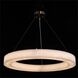 Alabaster Halo 31.25 inch Pendant Ceiling Light, Medium