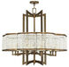Grammercy 10 Light 34 inch Hand Painted Palacial Bronze Chandelier Ceiling Light