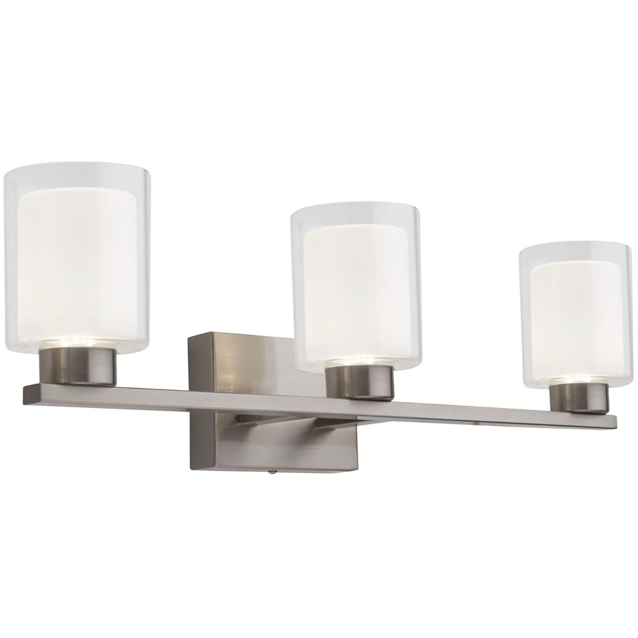 Saville LED 23.4 inch Brushed Nickel Bathroom Vanity Wall Light
